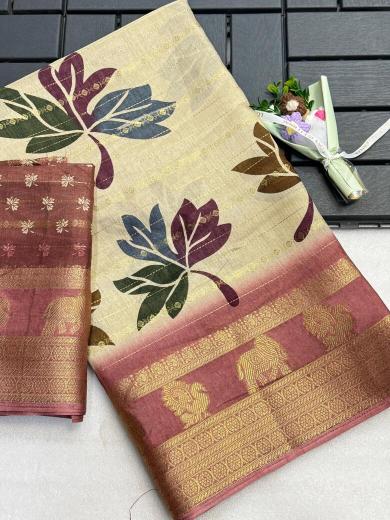 Vastrangan kalmkari print saree surat online shopping